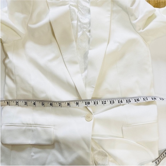 Zadig & Voltaire off-white "Art is Truth" rhinestone embellished blazer NEW - Picture 11 of 14